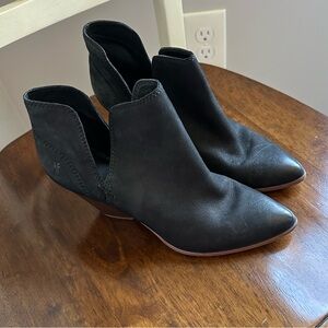 Frye black booties